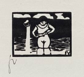 Girl Removing her Shirt (Félix Vallotton) - Muzeo.com