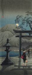 Hakone Lake in Moonlight (Takahashi Hiroaki) - Muzeo.com