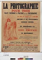 La Photographie pour tous... par Georges Brunel et Ed. Grieshaber fils... (Ernest Clair-Guyot) - Muzeo.com