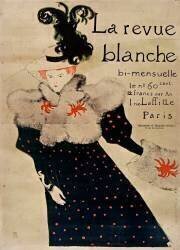La Revue Blanche bi-mensuelle, [...], Charpentier et Fasquelle, éditeurs 11 rue de Grenelle : [affiche] (Henri de Toulouse-Lautrec) - Muzeo.com