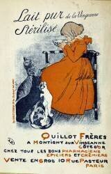 Lait pur de la Vingeanne stérilisé (Théophile Alexandre Steinlen) - Muzeo.com