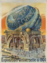 Large celestial globe. World Expo 1900 (anonymous) - Muzeo.com
