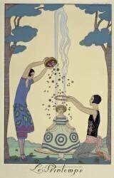 Le printemps (George Barbier) - Muzeo.com