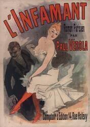 L'infamant, roman parisien par Paul Vérola (Jules Chéret) - Muzeo.com