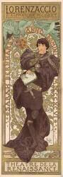 Lorenzaccio d'Alfred de Musset, avec Sarah Bernhardt (Alfons Mucha) - Muzeo.com