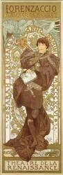 Lorenzaccio, depicting the standing figure of Sarah Bernhardt in the role (Alfons Mucha) - Muzeo.com