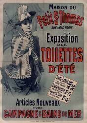 Maison du Petit Saint Thomas : exposition des toilettes d'été (Jules Chéret) - Muzeo.com