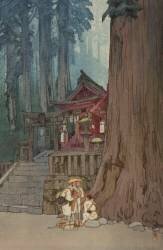 Misty Day in Nikko (Hiroshi Yoshida) - Muzeo.com