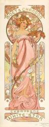 Moët & Chandon : Champagne White Star (Alfons Mucha) - Muzeo.com