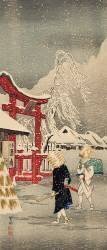 Okabe in Snow (Takahashi Hiroaki) - Muzeo.com