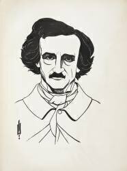 Portrait of Edgar Allan Poe (Aubrey Beardsley) - Muzeo.com