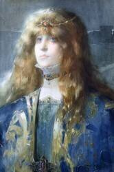 Portrait of Sarah Bernhardt (Lucien Guirand de Scevola) - Muzeo.com
