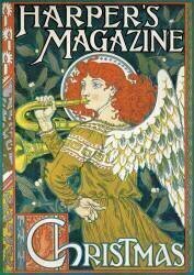 Poster advertising a Christmas issue of 'Harper's Magazine' (Eugène Grasset) - Muzeo.com