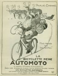 Poster advertising 'Automoto' bicycles (Mich) - Muzeo.com