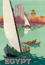 Poster advertising Egypt (H. Hashim) - Muzeo.com