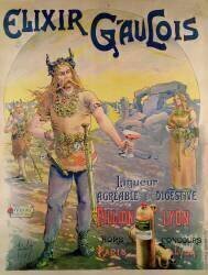 Poster advertising 'Elixir Gaulois' (Georges Blott) - Muzeo.com