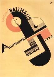 Poster for the 1923 State Bauhaus Exhibition (Joost Schmidt) - Muzeo.com