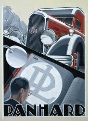 Projet d'affiche pour Panhard (Alexis Kow) - Muzeo.com