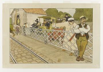 Quai de gare (Georges Meunier) - Muzeo.com