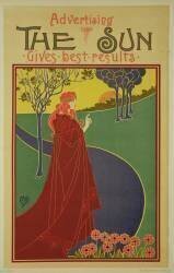 Reproduction of a poster advertising 'The Sun' (Louis John Rhead) - Muzeo.com