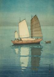 Sailing Boats : Afternoon (Hiroshi Yoshida) - Muzeo.com