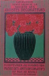 The catalogue front cover of the 'Societe des Artistes Decorateurs' 9th Salon (François-Louis Schmied) - Muzeo.com