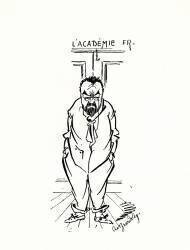The exclusion of Emile Zola from the Academie Francaise (Aubrey Beardsley) - Muzeo.com