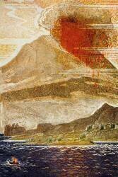 The Odyssey by Homere : Ulysses apporaching of the island of the cyclops (François-Louis Schmied) - Muzeo.com