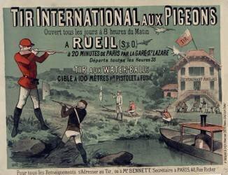 Tir international aux pigeons... à Rueil (S et O) à 20 minutes de Paris par la gare St-Lazare... (anonymous) - Muzeo.com