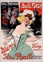 Tréteau de Tabarin, la Boite à Fursy réunis 58 rue Pigalle, Fursy directeur. : Téléphone 267-92 (Jules Grün) - Muzeo.com
