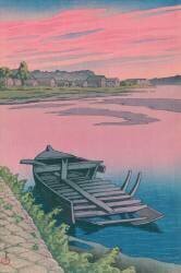 Tsuchizaki, Akita (Hasui Kawase) - Muzeo.com
