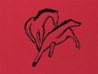 Two Horses (Franz Marc) - Muzeo.com