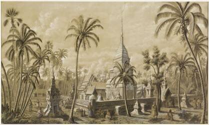 View of the Monument Peunom, Laos (Delaporte Louis Marie Joseph) - Muzeo.com