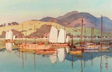 Wainting for the tide (Hiroshi Yoshida) - Muzeo.com