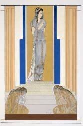Weeping Penelope and her attendants (François-Louis Schmied) - Muzeo.com