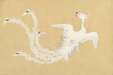 White phoenix (Kamisaka Sekka) - Muzeo.com