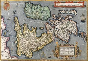 A Map of Great Britain (Abraham Ortelius) - Muzeo.com
