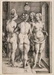 Le groupe de quatre femmes nues (Albrecht Dürer) - Muzeo.com