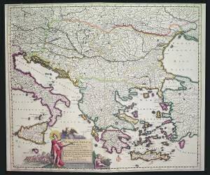 Map of Greece (Dutch School) - Muzeo.com