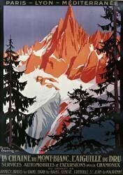 The Mont-Blanc chain, the Aiguille du Dru (Roger Broders) - Muzeo.com