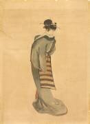 Beauté debout (Hokusai) - Muzeo.com