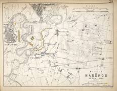Carte de la bataille de Marengo (Alexander Keith Johnston) - Muzeo.com