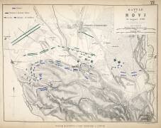 Carte de la bataille de Novi (Alexander Keith Johnston) - Muzeo.com