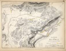 Carte de la bataille de Rivoli (Alexander Keith Johnston) - Muzeo.com