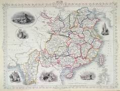 Carte de la Chine et de la Birmanie (John Rapkin) - Muzeo.com