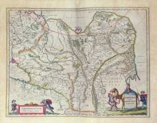Carte de la Sibérie et de la Chine à partir de 'Le Théâtre du Monde' ou 'Nouvel Atlas' (Willem Blaeu) - Muzeo.com