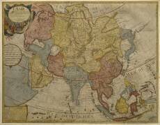 Carte de l'Asie (Guillaume Delisle) - Muzeo.com