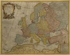 Carte de l'Europe (Guillaume Delisle) - Muzeo.com