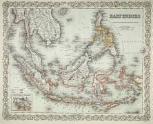 Carte des Indes orientales (Ecole américaine) - Muzeo.com