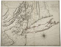 Carte du bas de l'État de New York et des environs (John Montresor) - Muzeo.com